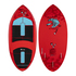Ronix Kid's Super Sonic Space Odyssey Skimmer Wakesurf - Rosso / Menta / Nero