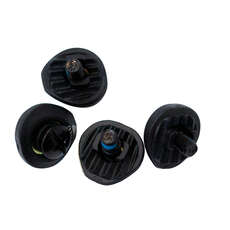 Ronix M6 Baseless Boot Hardware - Black (Set Di 4)