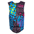Gilet Wake Ronix Party Athletic Cut Impact - Nero / Rosa / Blu