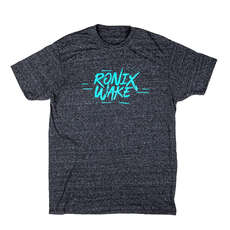 T-Shirt Ronix Suprem - Charcoal Heather / Aqua Blue T-Shirt Ronix Suprem - Charcoal Heather / Aqua Blue