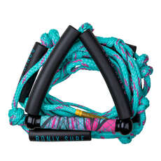 Corda Da Surf Bungee Surf Da Donna Ronix Con Manico - Rosa