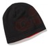 Gill Reversible Knit Beanie - Nero / Arancione Ht48