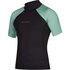 Rash Vest Manica Corta Mystic Crossfire - Sea Salt Green 200148