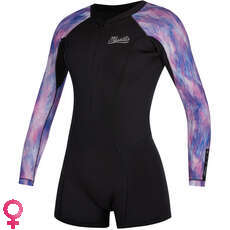 Muta Da Donna Mystic Diva 2 / 2Mm F-Zip Longarm Shorty - Nero / Viola 200071 Muta Da Donna Mystic Diva 2 / 2Mm F-Zip Longarm Shorty - Nero / Viola 200071