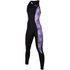 Mystic Womens Diva 2 / 2Mm Back-Zip Long John Muta - Nero / Viola 200073