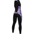 Mystic Womens Diva 2 / 2Mm Back-Zip Long John Muta - Nero / Viola 200073