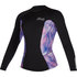 Gilet In Neoprene A Maniche Lunghe Mystic Womens Diva 2Mm - Nero / Viola 200075