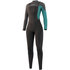 Muta Da Donna Mystic Diva 5 / 3Mm Con Zip Frontale - Nero / Menta 210075