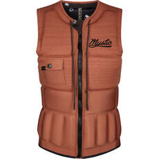 Mystic Womens Diva Fzip Wakeboard Impact Vest - Rusty Red 200186
