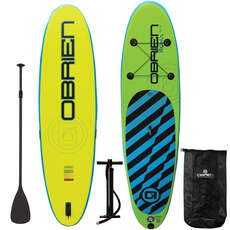 Pacchetto Sup Gonfiabile Obrien Kona 10'6 "- Lime 2201220 Pacchetto Sup Gonfiabile Obrien Kona 10'6 "- Lime 2201220