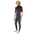 Muta Rip Curl Dawn Patrol Perf 2 / 2Mm Ss Con Zip Sul Petto - Maroon Wsm9Ym
