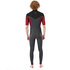 Muta Rip Curl Dawn Patrol Perf 2 / 2Mm Ss Con Zip Sul Petto - Maroon Wsm9Ym