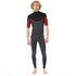 Muta Rip Curl Dawn Patrol Perf 2 / 2Mm Ss Con Zip Sul Petto - Maroon Wsm9Ym