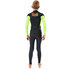 Muta Rip Curl Junior Dawn Patrol 5 / 3Mm Con Zip Sul Petto - Fluro Lemon Wsm9Pb