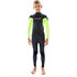 Muta Rip Curl Junior Dawn Patrol 5 / 3Mm Con Zip Sul Petto - Fluro Lemon Wsm9Pb