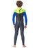 Muta Rip Curl Junior Omega 3 / 2Mm Con Zip Posteriore - Neon Lime Wsmytb
