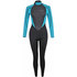 Typhoon Womens Storm3 3 / 2Mm Backzip Muta - Acqua 250885