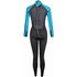 Typhoon Womens Storm3 3 / 2Mm Backzip Muta - Acqua 250885