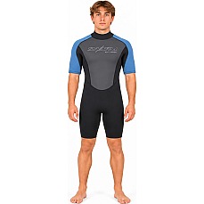 Muta Typhoon Swarm3 3 / 2Mm Shorty - Acciaio Nero / Blu 250983
