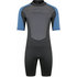 Muta Typhoon Swarm3 3 / 2Mm Shorty - Acciaio Nero / Blu 250983