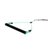Ronix One Maniglia Con Lucchetto In Nylon Con Impugnatura In Lycra A Coste - Nero / Schiuma Marina
