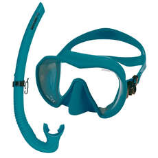 Set Maschera E Boccaglio Beuchat Maxlux S - Blu Atollo