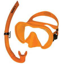 Set Maschera E Boccaglio Beuchat Maxlux S - Arancione