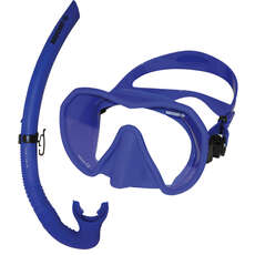 Set Maschera E Boccaglio Beuchat Maxlux S - Ultra Blu