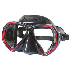 Beuchat X-Contact 2 Maschera Sub/snorkeling - Nero/rosso B-151183
