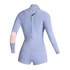 Mystic Womens Lunar 2/2Mm Back-Zip Longarm Shorty Muta - Lilla Pastello