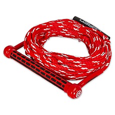 Obrien 1 Sezione Deep V Ski Combo Rope & Handle - Rosso/nero