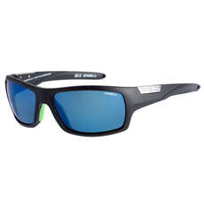Occhiali Da Sole Polarizzati Oneill Ons Barrel 2.0 - Nero Opaco / Specchio Blu 104P