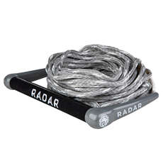 Radar Global Water Sports Manico Da 13 Pollici Con Corda 75 - Argento/bianco