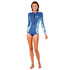 Rip Curl Womens G-Bomb 2Mm Front Zip Boyleg Springsuit - Verde Acqua Scuro 118Wsp