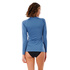 Rip Curl Donna Golden Rays Ls Uv Rash Top - Blu Medio - Wly3Fw