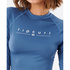 Rip Curl Donna Golden Rays Ls Uv Rash Top - Blu Medio - Wly3Fw