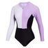 Costume Da Bagno A Maniche Lunghe Jayde Da Donna Mystic Rashvest - Lilla Pastello 220291