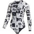 Mystic Womens Jayde Costume Da Bagno Manica Lunga Rashvest - Bianco Sporco 230160
