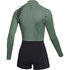 Muta Da Donna Mystic Lunar 2/2Mm Front-Zip Longarm Shorty - Oliva 230112
