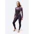 Zhik Womens Ola 4/3Mm Muta Intera Con Zip Sul Petto - Winter Bloom Stm-2500