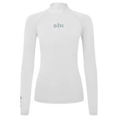 Gilet Rash Zenzero Da Donna  Gill A Maniche Lunghe - Bianco - 5109W