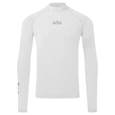 Gill Zenzero Rash Vest Manica Lunga - Bianco - 5109