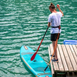 Pacchetto Tavola Da Paddle Sup Gonfiabile Jobe Duna 11.6 2024 - Blu Rubato