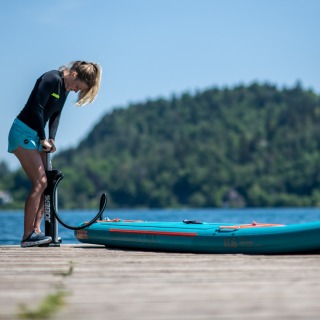 Pacchetto Tavola Da Paddle Sup Gonfiabile Jobe Duna 11.6 2024 - Blu Rubato