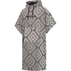 Poncho Mystic In Cotone Jaquard  - Nero/bianco 240416