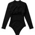 Costume Da Bagno A Maniche Lunghe Mystic Da Donna Sofi Con Apertura Sul Retro 2024 - Nero 240182