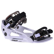 Attacchi Per Wakeboard Con Telaio Basso E System Hyperlite  - Bianchi