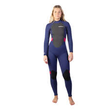 Muta Gul Response 3/2Mm Flatlock Fullsuit Da Donna - Blu Navy/paisley Re1319