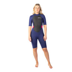 Muta Corta Piatta Gul Response 3/2Mm Da Donna  - Blu Navy/paisley Re3318