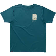 Mystic Boarding Rashvest A Maniche Corte  - Verde Acqua 250761